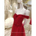 Красное вечернее платье для свадьбы